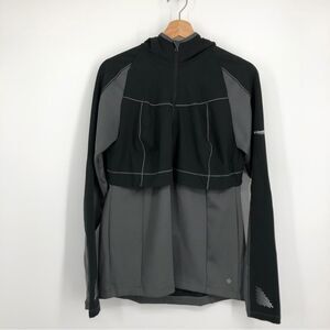 COLUMBIA Titanium Half Zip Running‎ Pullover Womens Size Large Gray